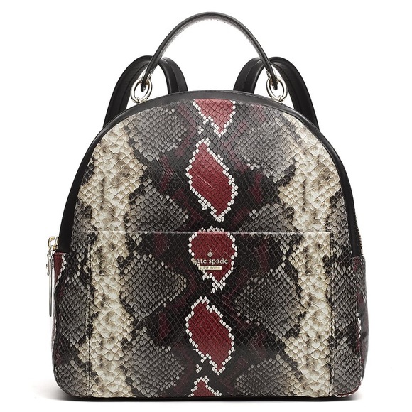 kate spade | Bags | Kate Spade Nwt Snake Skin Backpack  display picture 1